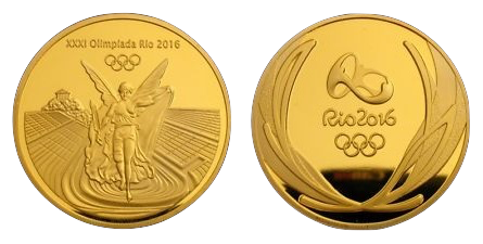 The Modern Olympic Gold Medal