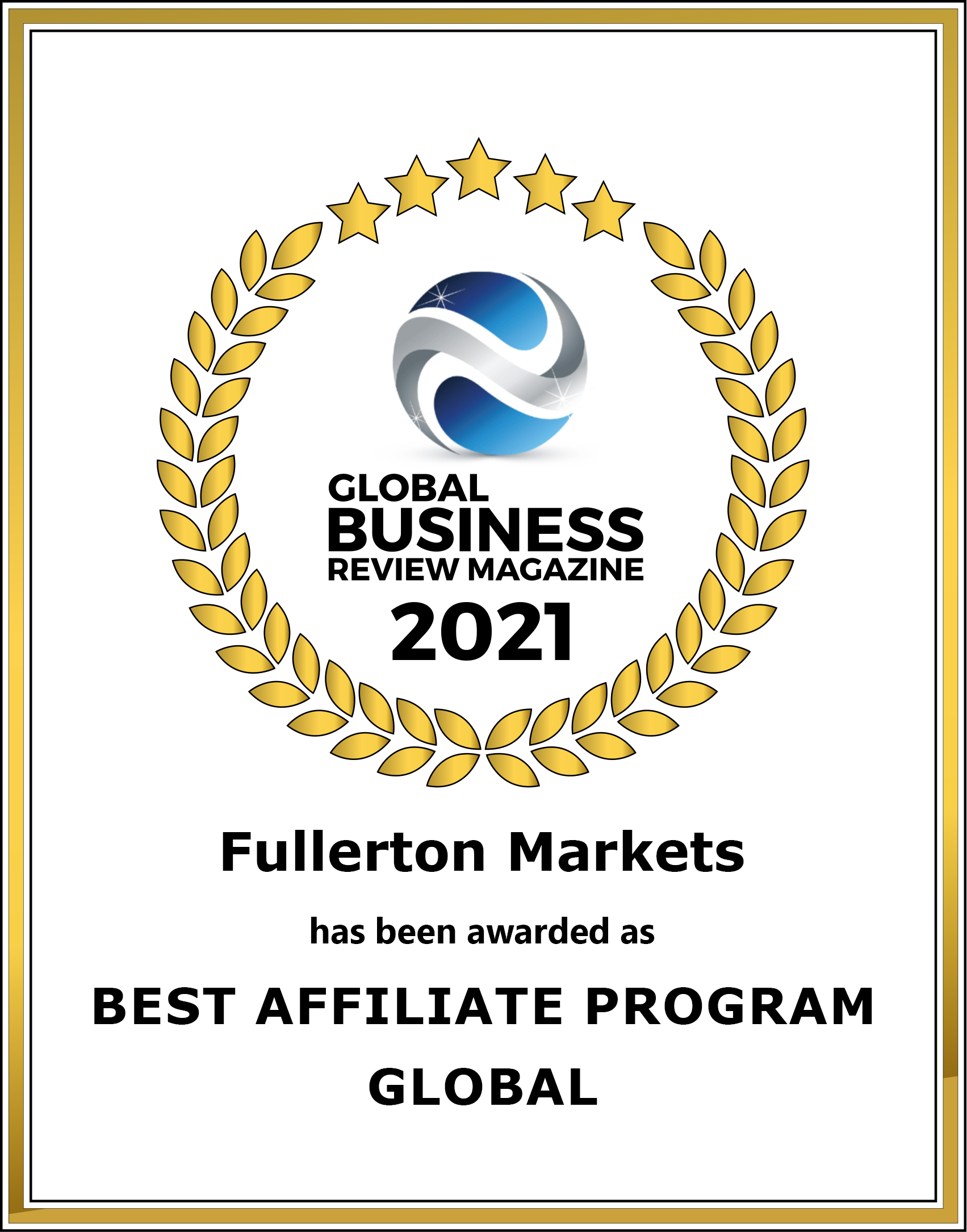 Fullerton Markets_Best Affiliate Program Global_Winning Logo